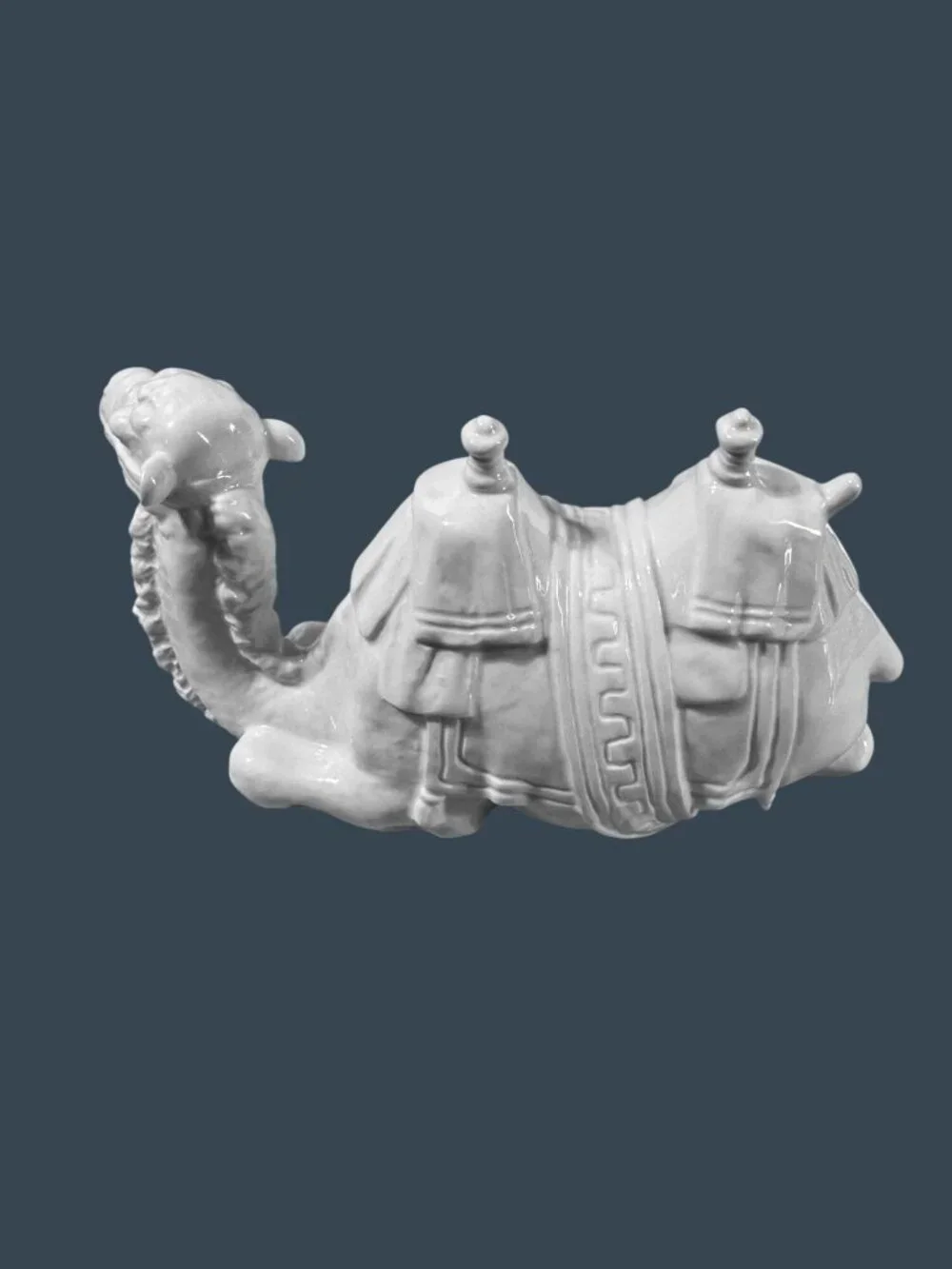 Vintage White Goebel Hummel Sitting Nativity Camel 9